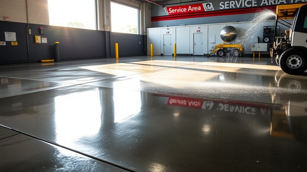 Pressure Washing Loading Bays and Service Areas - Extreme Clean North West